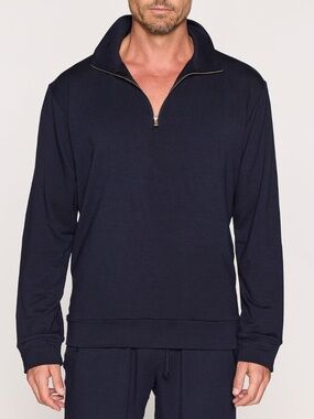 Bleusalt Navy Quarter Zip